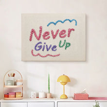 Afbeelding in Gallery-weergave laden, Punch Needle Pakket met frame - Never Give Up