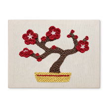 Afbeelding in Gallery-weergave laden, Punch Needle Pakket met frame - Kersenbloesem Bonsai