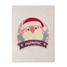 Afbeelding in Gallery-weergave laden, Punch Needle Pakket met frame - Lachende Kerstman