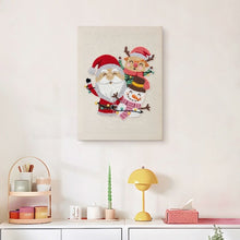 Afbeelding in Gallery-weergave laden, Punch Needle Pakket met frame - Kerstman en Vrienden