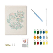 Afbeelding in Gallery-weergave laden, Punch Needle Pakket met frame - Kerstman en Vrienden