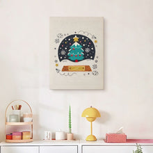 Afbeelding in Gallery-weergave laden, Punch Needle Pakket met frame - Magische Kerstboom
