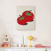 Afbeelding in Gallery-weergave laden, Punch Needle Pakket met frame - Verse Tomaten