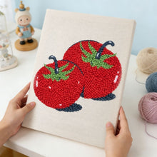 Afbeelding in Gallery-weergave laden, Punch Needle Pakket met frame - Verse Tomaten