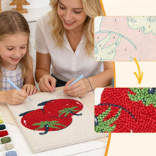 Afbeelding in Gallery-weergave laden, Punch Needle Pakket met frame - Verse Tomaten