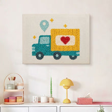 Afbeelding in Gallery-weergave laden, Punch Needle Pakket met frame - Liefdesbezorging