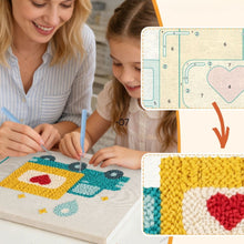 Afbeelding in Gallery-weergave laden, Punch Needle Pakket met frame - Liefdesbezorging