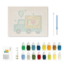 Afbeelding in Gallery-weergave laden, Punch Needle Pakket met frame - Liefdesbezorging