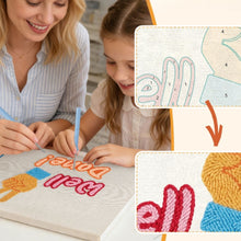 Afbeelding in Gallery-weergave laden, Punch Needle Pakket met frame - Well Done
