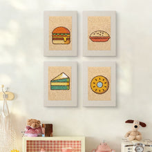 Afbeelding in Gallery-weergave laden, Punch Needle Set (4 stuks) met frames - Streetfood 2