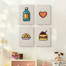 Afbeelding in Gallery-weergave laden, Punch Needle Set (4 stuks) met frames - Heerlijke Favorieten 1