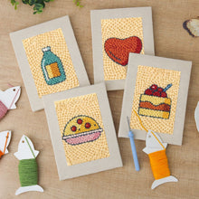 Afbeelding in Gallery-weergave laden, Punch Needle Set (4 stuks) met frames - Heerlijke Favorieten 2