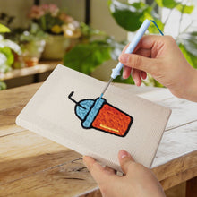 Afbeelding in Gallery-weergave laden, Punch Needle Set (4 stuks) met frames - Heerlijke Hapjes Collectie 1