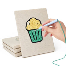 Afbeelding in Gallery-weergave laden, Punch Needle Set (4 stuks) met frames - Heerlijke Hapjes Collectie 1
