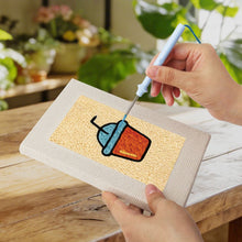 Afbeelding in Gallery-weergave laden, Punch Needle Set (4 stuks) met frames - Heerlijke Hapjes Collectie 2