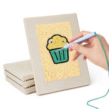 Afbeelding in Gallery-weergave laden, Punch Needle Set (4 stuks) met frames - Heerlijke Hapjes Collectie 2