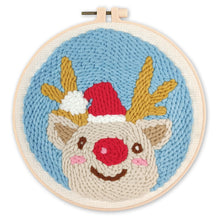 Afbeelding in Gallery-weergave laden, Punch Needle pakket Roodneus Rendier