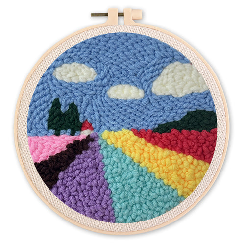 Punch Needle pakket Tulpenveld