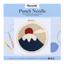 Afbeelding in Gallery-weergave laden, Punch Needle pakket Zonsopgang bij de Fuji