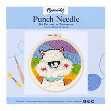 Afbeelding in Gallery-weergave laden, Punch Needle pakket Zachte alpaca