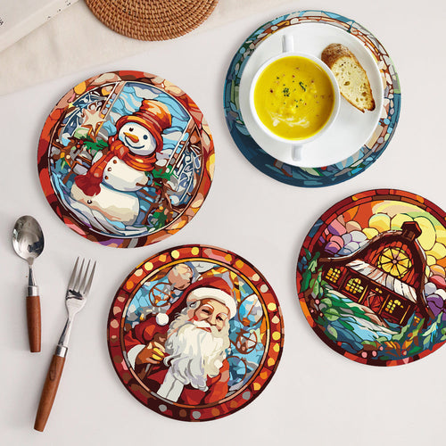 Schilderen op Nummer Tafelloperset 20 cm (6 stuks) - Creatief Kerstcadeau