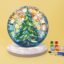 Afbeelding in Gallery-weergave laden, Schilderen op Nummer Tafelsets 20 cm (6 stuks) - Creatief Kerstcadeau