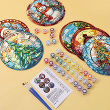 Afbeelding in Gallery-weergave laden, Schilderen op Nummer Tafelsets 20 cm (6 stuks) - Creatief Kerstcadeau