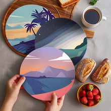 Afbeelding in Gallery-weergave laden, Schilderen op Nummer Placemat Sets 20 cm (6 stuks) - Uitzicht op de Natuur