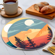 Afbeelding in Gallery-weergave laden, Schilderen op Nummer Placemat Sets 20 cm (6 stuks) - Uitzicht op de Natuur