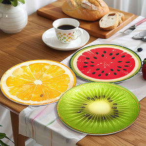 Schilderen op Nummer Placemat Sets 20 cm (6 stuks) - Tropische Fruitplakken
