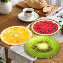 Afbeelding in Gallery-weergave laden, Schilderen op Nummer Placemat Sets 20 cm (6 stuks) - Tropische Fruitplakken