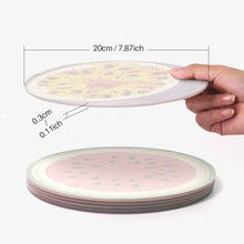 Afbeelding in Gallery-weergave laden, Schilderen op Nummer Placemat Sets 20 cm (6 stuks) - Tropische Fruitplakken