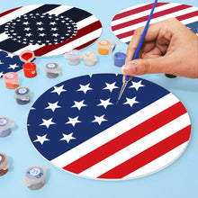 Afbeelding in Gallery-weergave laden, Schilderen op Nummer Placemat Sets 20 cm (6 stuks) - Amerikaanse Vlag