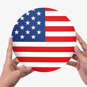 Schilderen op Nummer Placemat Sets 20 cm (6 stuks) - Amerikaanse Vlag