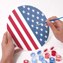 Afbeelding in Gallery-weergave laden, Schilderen op Nummer Placemat Sets 20 cm (6 stuks) - Amerikaanse Vlag