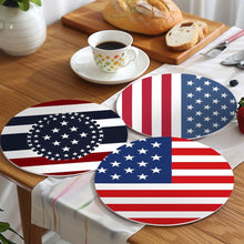 Afbeelding in Gallery-weergave laden, Schilderen op Nummer Placemat Sets 20 cm (6 stuks) - Amerikaanse Vlag
