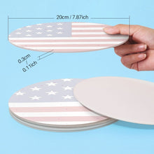 Afbeelding in Gallery-weergave laden, Schilderen op Nummer Placemat Sets 20 cm (6 stuks) - Amerikaanse Vlag