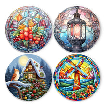 Afbeelding in Gallery-weergave laden, Schilderen op Nummer Placemat Sets 20 cm (4 stuks) - Vakantie en Natuur