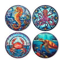 Afbeelding in Gallery-weergave laden, Schilderen op Nummer Tafelsets 20 cm (4 stuks) - Oceaanwezens