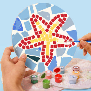 Schilderen op Nummer Placemat Sets 20 cm (6 stuks) - Decoratief Geometrisch Motief