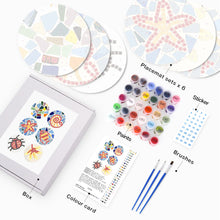 Afbeelding in Gallery-weergave laden, Schilderen op Nummer Placemat Sets 20 cm (6 stuks) - Decoratief Geometrisch Motief