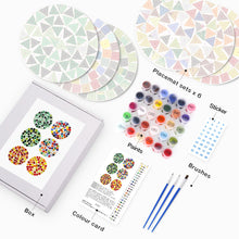 Afbeelding in Gallery-weergave laden, Schilderen op Nummer Placemat Sets 20 cm (6 stuks) - Moderne Geometrisch