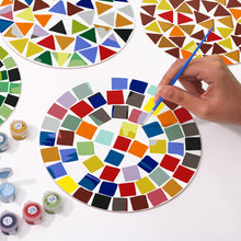 Afbeelding in Gallery-weergave laden, Schilderen op Nummer Placemat Sets 20 cm (6 stuks) - Moderne Geometrisch