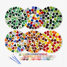 Afbeelding in Gallery-weergave laden, Schilderen op Nummer Placemat Sets 20 cm (6 stuks) - Moderne Geometrisch