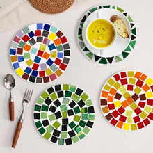Afbeelding in Gallery-weergave laden, Schilderen op Nummer Placemat Sets 20 cm (6 stuks) - Moderne Geometrisch
