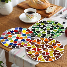 Afbeelding in Gallery-weergave laden, Schilderen op Nummer Placemat Sets 20 cm (6 stuks) - Moderne Geometrisch