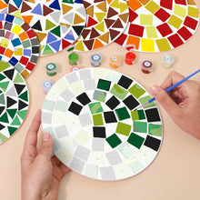 Afbeelding in Gallery-weergave laden, Schilderen op Nummer Placemat Sets 20 cm (6 stuks) - Moderne Geometrisch
