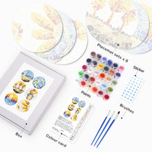 Afbeelding in Gallery-weergave laden, Schilderen op Nummer Placemat Sets 20 cm (6 stuks) - Kustleven