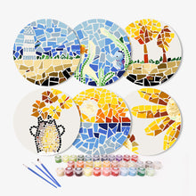Afbeelding in Gallery-weergave laden, Schilderen op Nummer Placemat Sets 20 cm (6 stuks) - Kustleven