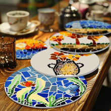 Afbeelding in Gallery-weergave laden, Schilderen op Nummer Placemat Sets 20 cm (6 stuks) - Kustleven